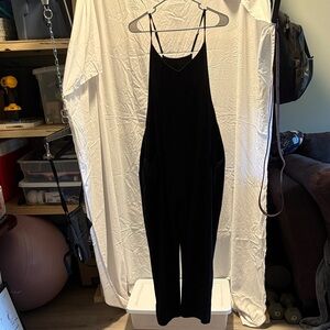 Black Spaghetti Strap Jumpsuit
